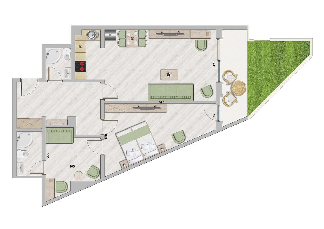 Aparthotel Belvedere Residence Becici Μπούντβα Δωμάτιο φωτογραφία